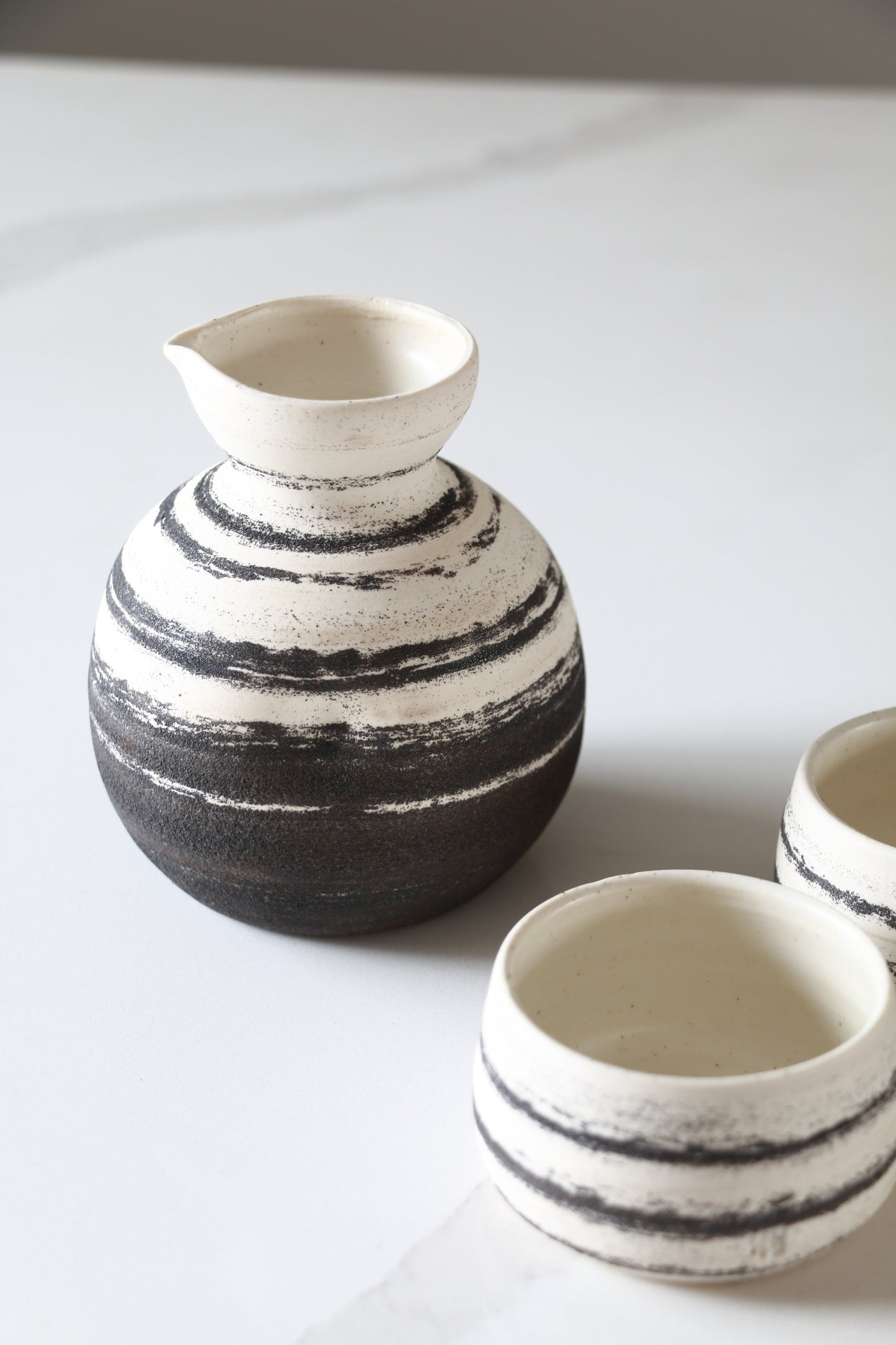 Meta-Morphic Sake Set • Black • White