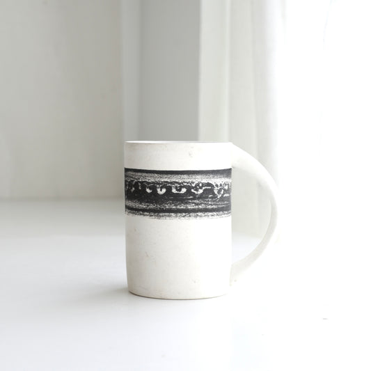 Basalt Coffee Mug  l   White  l  15oz