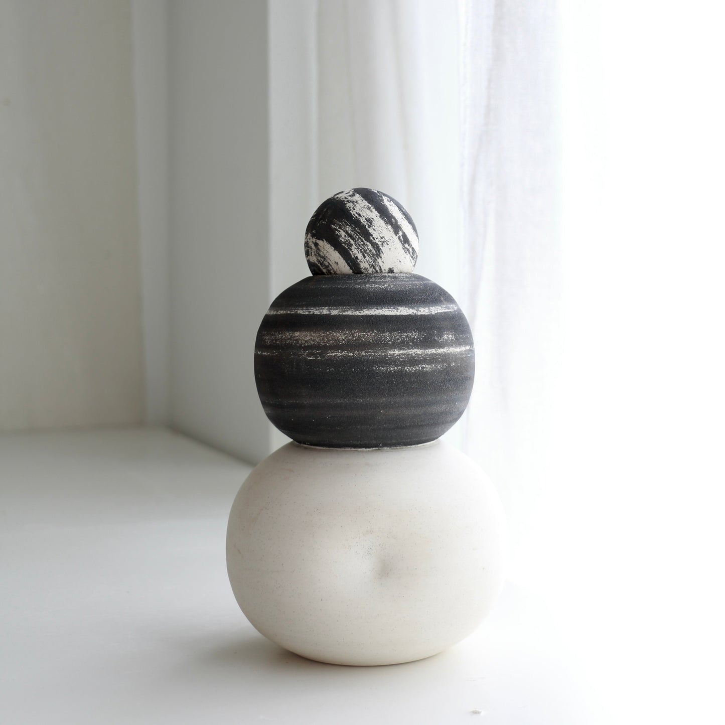 Stack Vase + Pebble  l  Meta-Morphic   l  Large